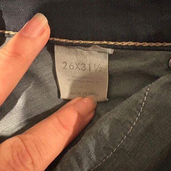 Dark Blue BKE Buckle Skinny jeans - Picture 2 of 3